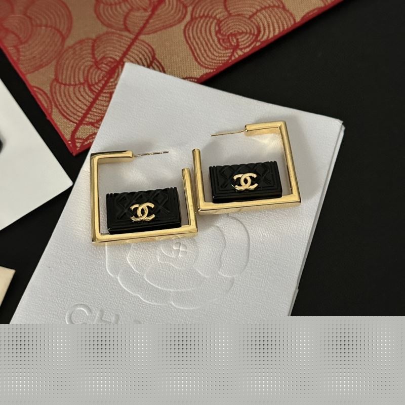 Ch*el earrings